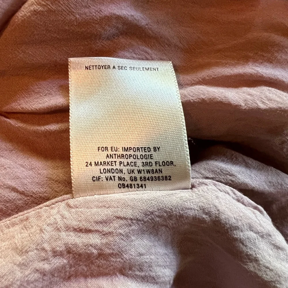 ANTHROPOLOGIE MAEVE | Blush and Grey Jersey Knit Tank Dress size S/4-6 - Picture 7 of 9